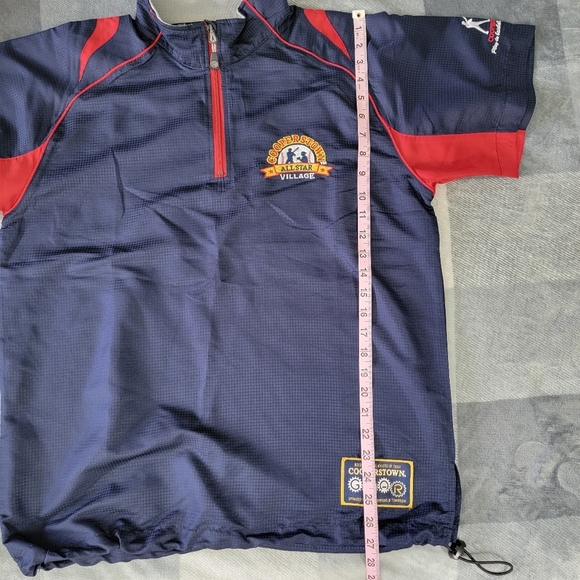Anaconda Sports Cooperstown All Star Village Baseball Blue Short Sleeve Shirt S - Picture 9 of 9